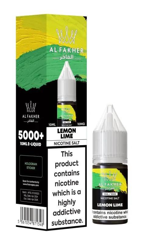 Product Image of Lemon Lime Nic Salt E-Liquid by Al Fakher 10ml